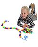 Baijnath Educational Toys Lace & Beads Set  48 Colorful Beads for Fine Motor & Learning Fun