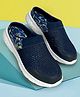 Hopits Mesh Detailed & Fishes Designed Shoes - Navy Blue