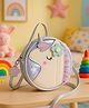 Mi Arcus Unicorn Patch Detailed Sling  Bag - Multi Colour