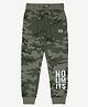 ALAN JONES Cotton Blend Knit Camouflage Printed Pajama - Olive