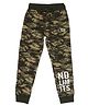 ALAN JONES Cotton Blend Knit Camouflage Printed Pajama - Olive