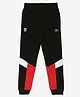 ALAN JONES Cotton Blend Knit Colour Blocked Pajama - Black