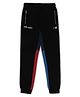 ALAN JONES Cotton Blend Knit Colour Blocked Pajama - Black