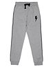 ALAN JONES Cotton Blend Knit Thunder Bolt Printed Pajama - Melange