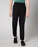 ALAN JONES Cotton Blend Knit Take Chance Text Printed Pajama - Black