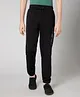 ALAN JONES Cotton Blend Knit Take Chance Text Printed Pajama - Black