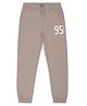 ALAN JONES Cotton Blend Knit Numericals Printed Pajama - Grey