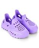 HOPPA SWEDEN Solid Perforated Slip On Clogs - Lavender