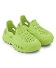 HOPPA SWEDEN Solid Perforated Slip On Clogs - Neon Green