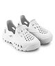 HOPPA SWEDEN Solid Perforated Slip On Clogs - White