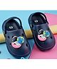 HOPPA SWEDEN Perforated Clogs With Astronaut Charms - Navy Blue