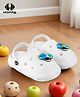 HOPPA SWEDEN Solid Perforated Slip On Clogs - White