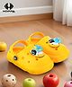 HOPPA SWEDEN Solid Perforated Slip On Clogs - Yellow