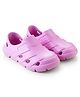 HOPPA SWEDEN Solid Slip On Perforated Clogs - Baby Pink