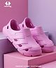 HOPPA SWEDEN Solid Slip On Perforated Clogs - Baby Pink