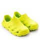 HOPPA SWEDEN Solid Slip On Perforated Clogs - Neon