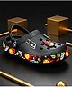 HOPPA SWEDEN Basketball Designed Perforated Clogs With Charms - Black