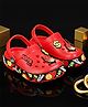 HOPPA SWEDEN Basketball Designed Perforated Clogs With Charms - Red