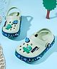 HOPPA SWEDEN Sea Life Designed Perforated Clogs With Charms - Mint