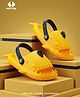 HOPPA SWEDEN Fish Designed Slingback Clogs - Yellow & Navy Blue