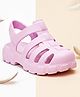 HOPPA SWEDEN Solid Gladiator Style Clogs - Pink