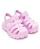 HOPPA SWEDEN Solid Gladiator Style Clogs - Pink