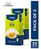 Leeford Lemon & Honey Green Tea, Boosts Immunity & Metabolism, Zero Calories, Natural Source of Anti-oxidants Pack of 2 (30 Teabags)