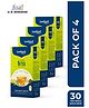 Leeford Green Tea Exquisite Lemon with Tanginess and Refreshing Flavor of Lemon For Weight Loss and Immunity Booster Pack of 4 (30 Bags)