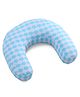 Babyhug 100% Cotton Feeding Pillow Abstract Print - Blue | Fits upto waist size 36 inches