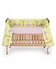 Babyhug 100% Cotton Crib Bumper Elephant Print Regular - Yellow (Cot not Included)| Protective Padding| Soft & Cozy| Washable| Easy to Assemble| Compact Folding & Storage| Prevents Bumping into Sides