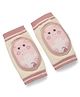 Baby Knee Pads Comfortable & Protective Support with Pig Design - Purple
