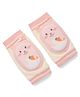 Baby Knee Pads Comfortable & Protective Support with Bunny Design - Pink