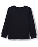 Pine Kids Knit Full Sleeves Solid Color Thermal Vest - Black
