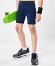 Pine Active Super Stretch Solid Cycling Shorts - Navy Blue