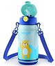 GO24 Poggo Hot & Cold Stainless Steel Water Bottle for Kids - 420 ml |Bear UV Printed Design |Vacuum Insulated|Leak Proof & BPA Free|School, Picnic, Travel