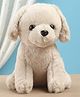Furry Pals Dog Plush Soft Toy Beige - Height 25 cm