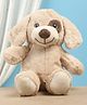 Furry Pals Dog Soft Toy Beige - Height 35 cm