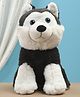 Furry Pals Dog Hands Front Soft Toy Grey & White - Height 30 cm