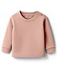 Kanvin Fur Knit Full Sleeves Solid Thermal Inner Wear Vest - Peach