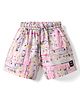 Enfance Core Abstract Printed Shorts - Pink