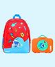 Rabitat Munch Pack Combo - Rabitat School Bag Mad Eye - 14 Inches + Munchbee - Mad Eye