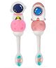 FunBlast Astronaut Design Toothbrush for Kids - 2 Pcs Random Design