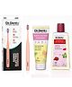 Dr.Dento Neo Electric Toothbrush Coral Red + Fluoride-Free Vanilla Icey Mint Toothpaste 125g & Alcohol-Free Watermelon Mint Mouthwash 300ml