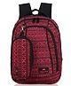Echo Boomers Glossy Bird Backpack Water-Resistant Bag with Detachable Pouch, bottle holder, 4 Compartment RED Height 16 Inches
