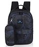 Echo Boomers 17 Inches Glossy Bird Backpack Durable, Comfortable and Stylish with Detachable Pouch -BLUE