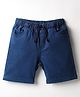 Kookie Kids Above Knee Length Washed Denim Shorts - Blue