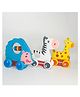 Muren Wooden Pull Along Car Toy 1+ Years, Wooden New Children's Trolley Animal Shape, Baby Toddler Drag Rope Toy- Random Design-Pack of 1