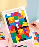 MUREN Wooden intelligence Puzzle Blocks Geometric Tangram Blocks Puzzle for Kids & Adults,  Brain Teasers Toy for All Ages Educational Gift-Pack of 1