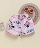 Biskid Sinker Knit Disney Mickey & Friends Featuring Minnie Mouse Printed Shorts - Light Pink