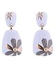 Kailash Creation Gold Plated Floral Design Drop Earrings for Women | Party & Wedding Earrings - 30 g